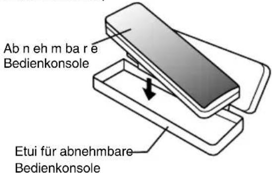 Ab n eh m ba r e Bedienkonsole Etui für abnehmbare Bedienkonsole