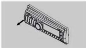 CLARION CZ104E - Frontblende anbringen - 1
