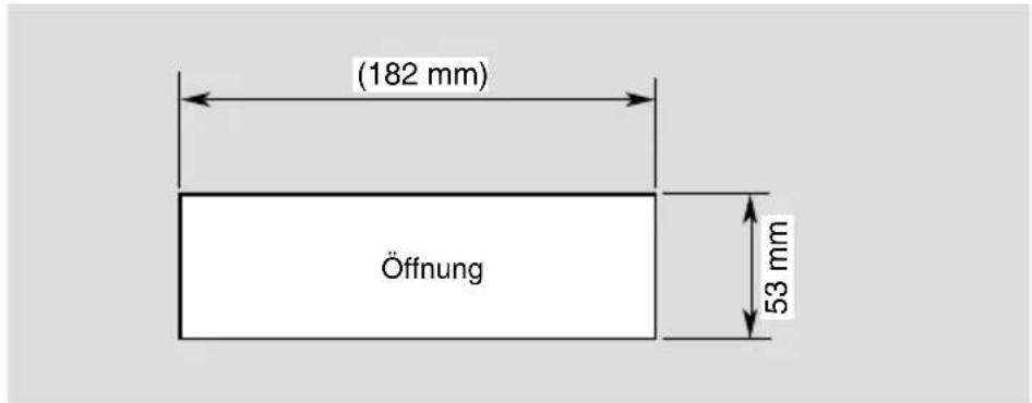 (182 mm) Öffnung 53 mm