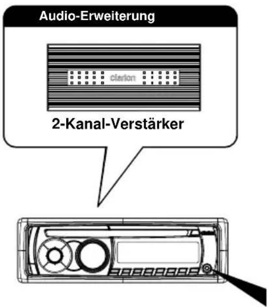 Audio-Erweiterung clarion 2-Kanal-Verstärker