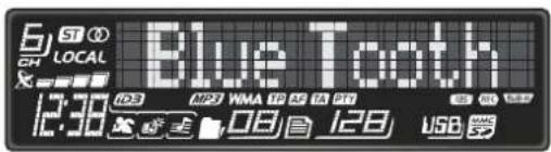 6ST CH LOCAL Blue Tooth 12:38 03 MP3 WMA 12.04 12:00 08 128 USB