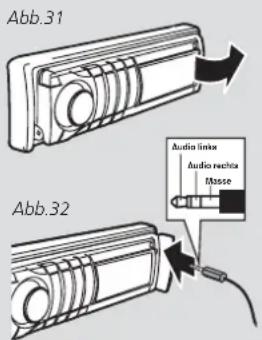 Abb.31 Abb.32 Audio linix Audio rechta Masse