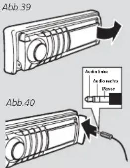 Abb.39 Abb.40 Audio links Audio rechus Masse