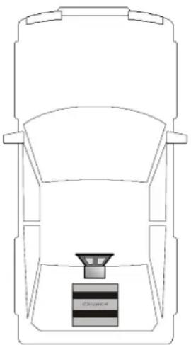 Crunch GTR440.4 - 1-Channel-Mode: 1 Subwoofer / Mono bridged - 1