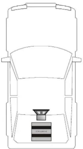 Crunch GTR440.4 - 1-Kanal-Betrieb: 1 Subwoofer / Mono gebrückt - 1