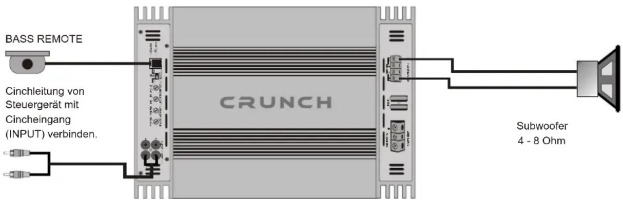 Crunch GTR420.2 - BASS REMOTE - Kabelfernbedienung - 1