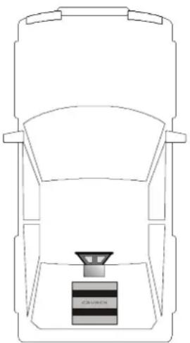 Crunch GTR 2400.1 - 1-Channel-Mode: 1 Subwoofer / Mono - 1