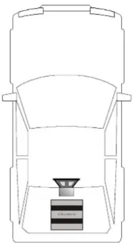 Crunch GTR 2400.1 - 1-Channel-Mode: 1 Subwoofer / Mono - 1