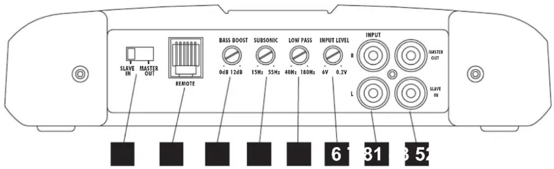 Crunch DSX1500D - Installation of RCA/Audio signal cables and power supply. - 1