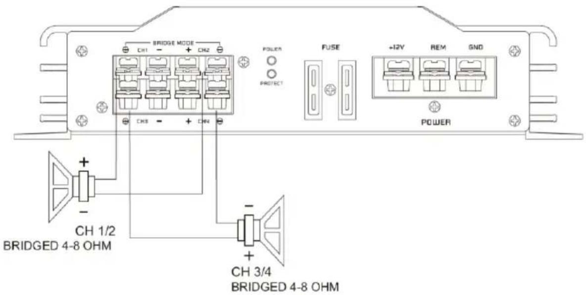 Ground Zero GZIA 2080HPX - Lautsprecher Impedanz / Speaker impedance / Impédance haut parleur 4 \~ 8 Ohm - 3