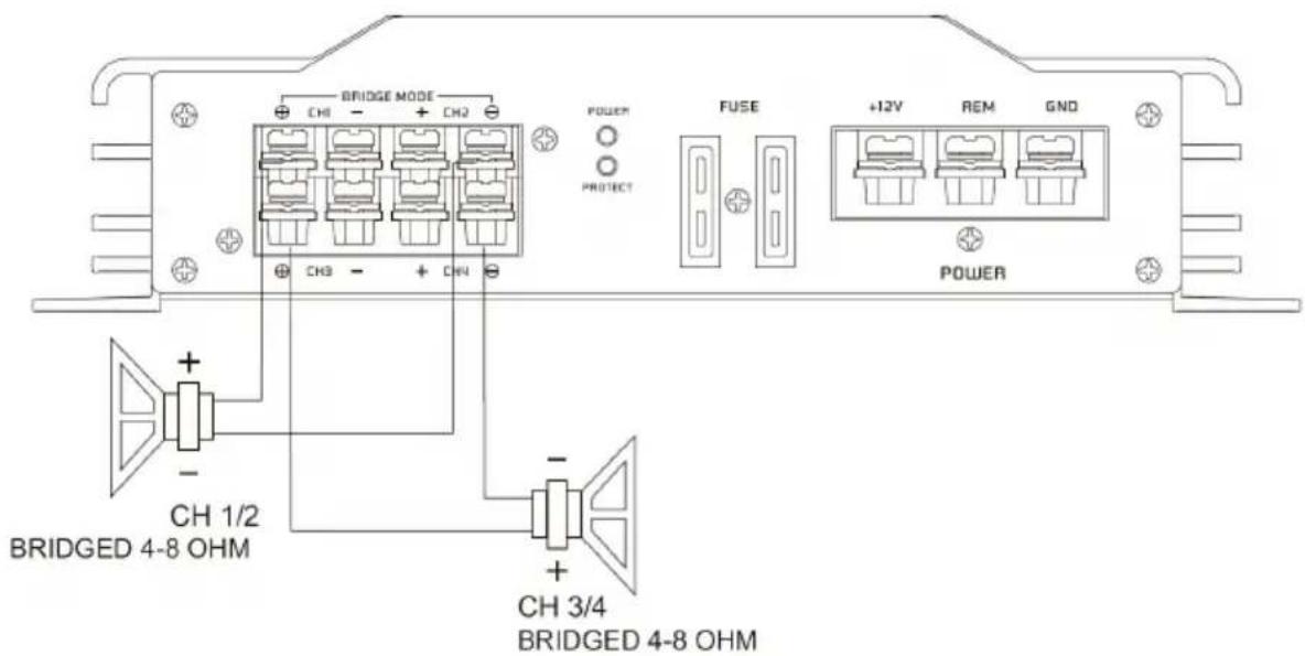 Ground Zero GZIA 2080HPX - Lautsprecher Impedanz / Speaker impedance / Impédance haut parleur 4 \~ 8 Ohm - 2