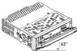 Ground Zero GZCR 335BT - Detaching the control panel - 1