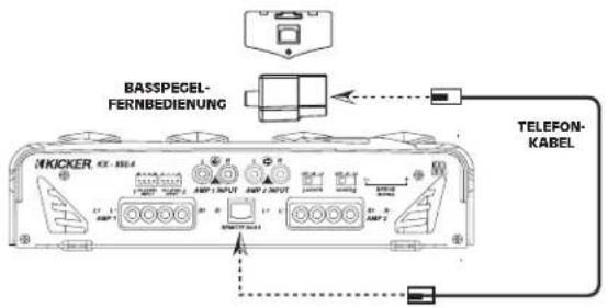 BASSPEGEL- FERNBEDIENUNG NICKER TELEFON- KABEL