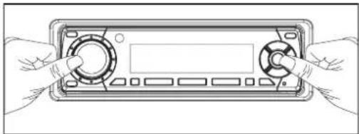 ZENEC ZE-30MP3 - Remove the unit - 2