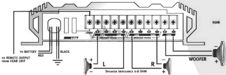 Lanzar VIBE 421 - SYSTEM WIRING - 4