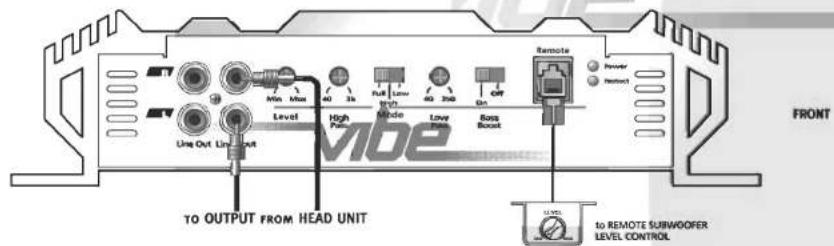 Lanzar VIBE 421 - CHANNEL STEREO CONFIGURATION - 1