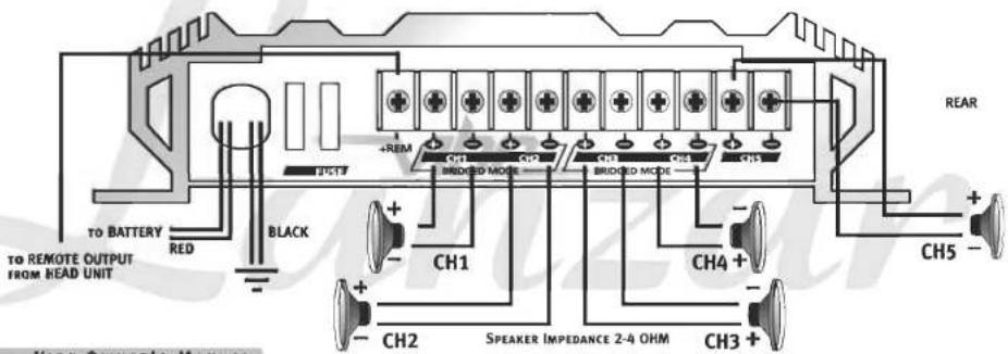 Lanzar VIBE 421 - SYSTEM WIRING - 2