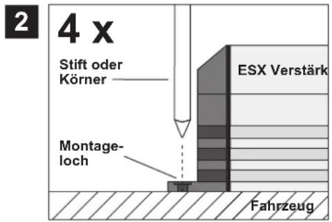 ESX SE 460 - MECHANISCHE INSTALLATION - 2