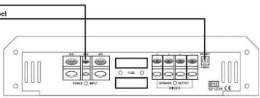 ESX SE 1600 - ANSCHLUSSBEISPIEL: Master/Slave-Modus mit zwei Verstärker - 5