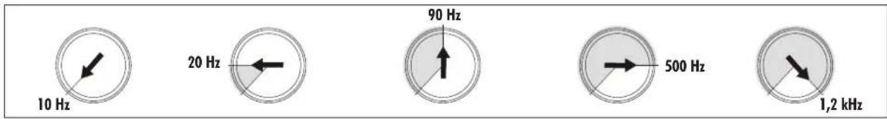 ESX SE 2100 - EINSTELLBEREICHE DER FILTER - 2
