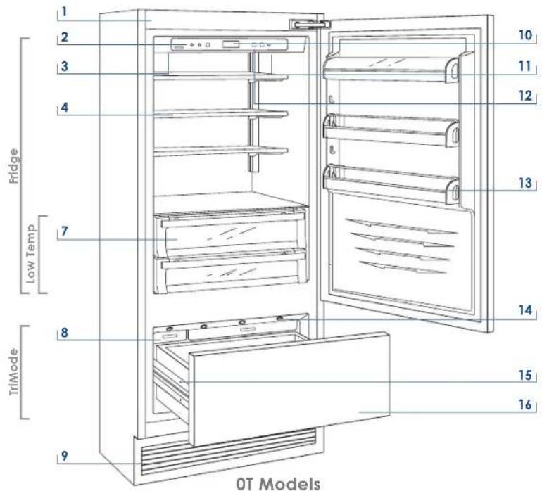 Fhiaba KS8990TST/6 - Single drawer Fridge - 1