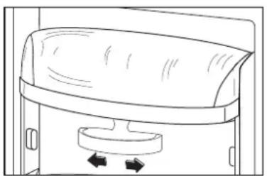 ELECTROLUX ERU 14400 - Höhenverstellung der Abstellregale - 1
