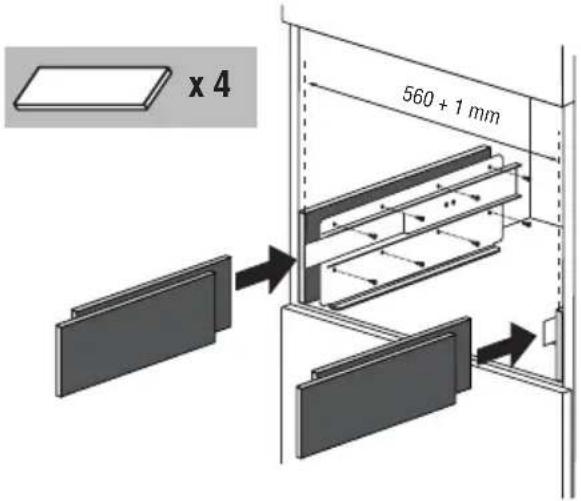 x 4 560 + 1 mm