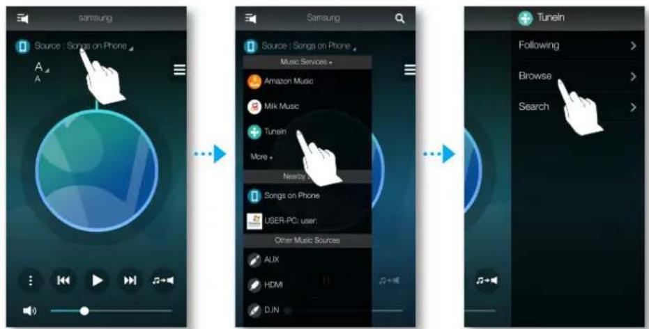 SAMSUNG Multiroom Link - INTERNET-RADIO WIEDERGEBEN - 1
