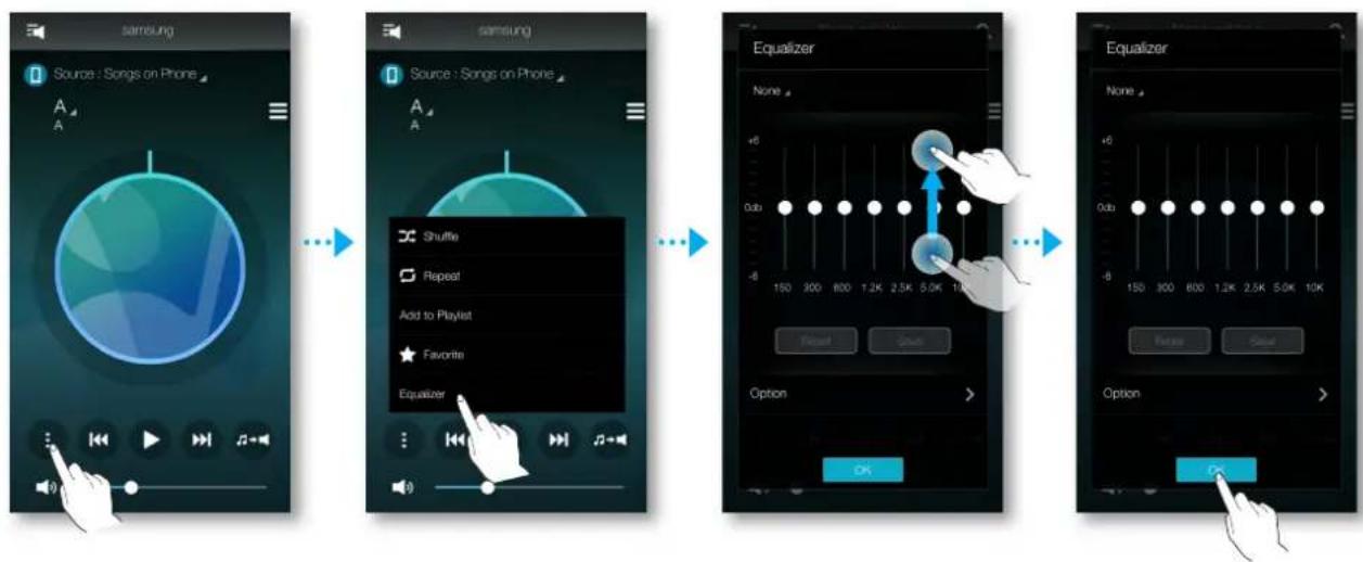 SAMSUNG Multiroom Link - Einstellen des Equalizers - 1