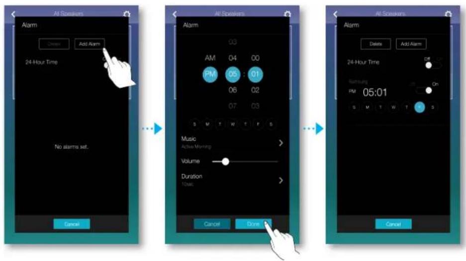 SAMSUNG Multiroom Link - - Alarm einstellen - 2