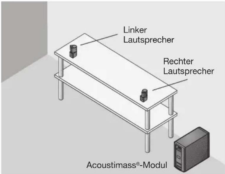Linker Lautsprecher Rechter Lautsprecher Acoustimass®-Modul