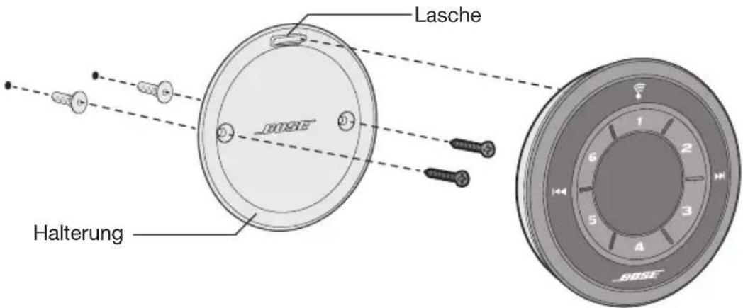 Lasche Halterung