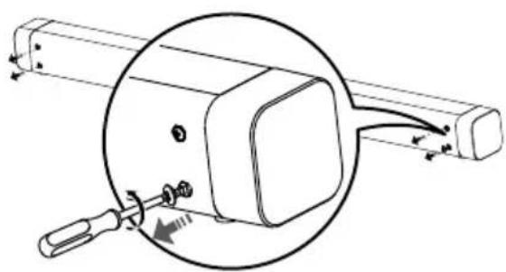 SCHAUB LORENZ SB 622 - Wall Mounting (if using Option B) - 1