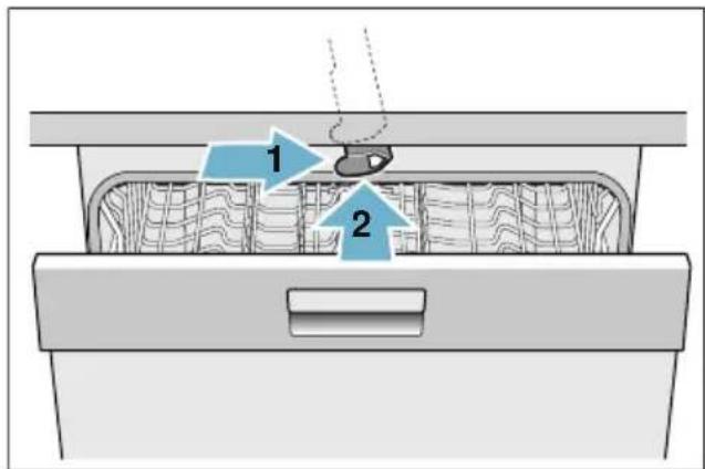 BOSCH SMV88TX07E - So deaktivieren Sie die Kindersicherung (Türverriegelung): - 1