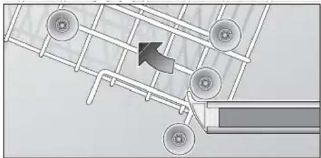 BOSCH SGS69A18 - Cesto superiore con coppie di rotelle superiori ed inferiori - 1