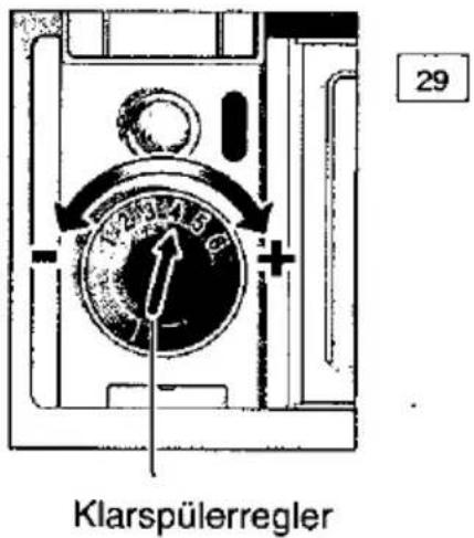 BOSCH Silverline SGI4695EU - Zugabemenge für Klarspüler einstellen - 1