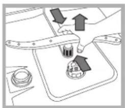 INDESIT DFP 584 EU - Čištění ostřikovacích ramen - 2
