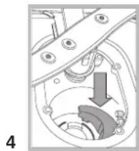INDESIT DFP 584 EU - Limpiar los filtros - 4