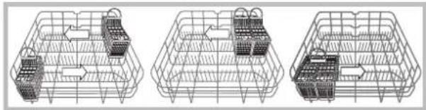 INDESIT DFP 584 EU - Cesto de los cubiertos - 2