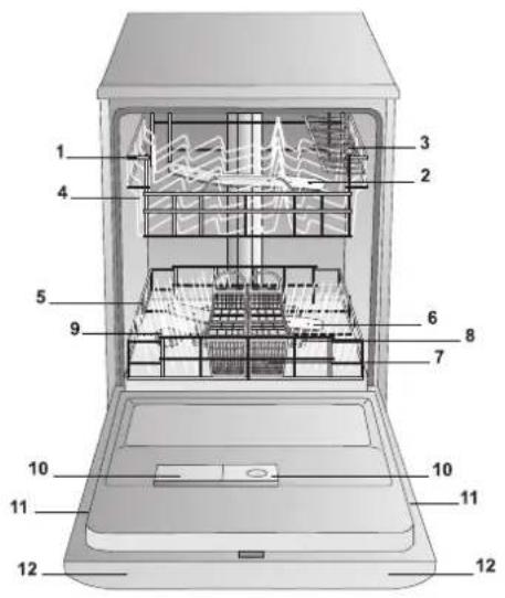 INDESIT DFP 584 EU - Vista de conjunto - 1