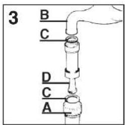 3 B C D C A