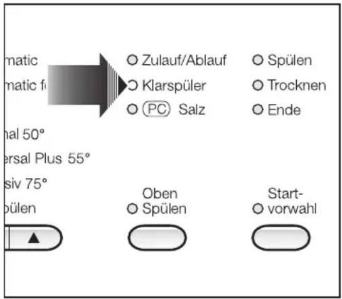 MIELE G 694 SC Plus - Klarspülernachfüllanzeige - 1