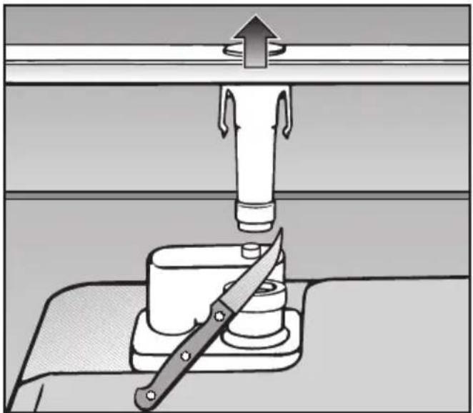 MIELE G 4303 - Belüftung des Wasserablaufs - 1
