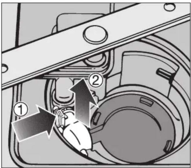 MIELE G 2732 - Ablaufpumpe und Rückschlagventil reinigen - 1