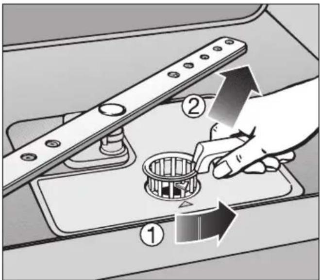 MIELE G 2732 - Siebe reinigen - 1