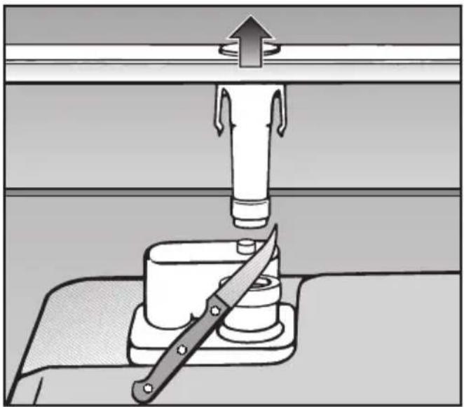 MIELE G 2532 - Belüftung des Wasserablaufs - 1