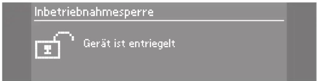 MIELE G 1834 SCI - Inbetriebnahmesperre aufheben - 2