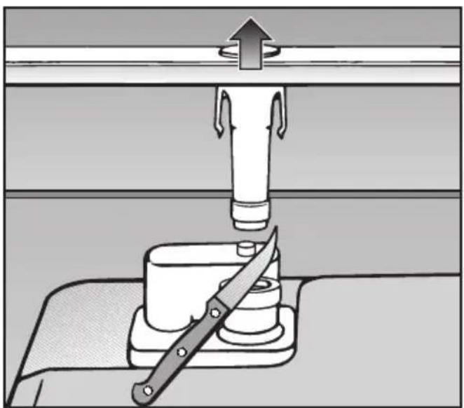 MIELE G 1582 - Belüftung des Wasserablaufs - 1