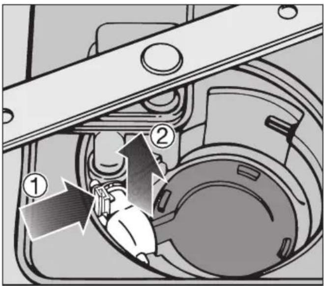 MIELE G 2292 - Ablaufpumpe und Rückschlagventil reinigen - 1