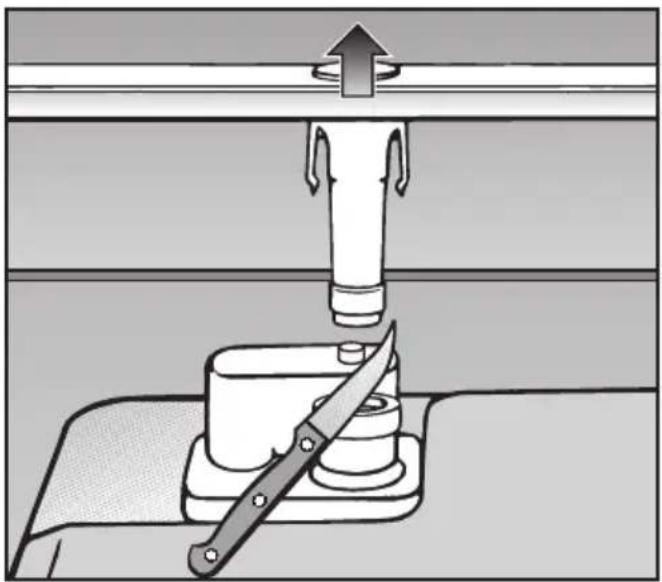 MIELE G 1870 - Belüftung des Wasserablaufs - 1
